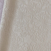Cortina Opaca Clarissa em Chenille Jacquard com Blocos de Cor